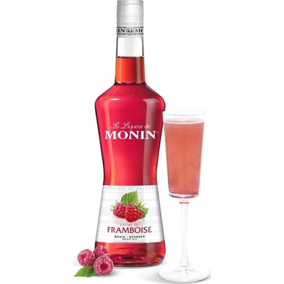 Monin La Liqueur Raspberry 18% 0,7 l (holá láhev)