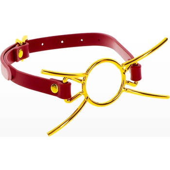 Image 1 of Taboom Open Mouth Spider Gag Gold-Red