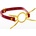 Taboom Open Mouth Spider Gag Gold-Red