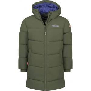 Trollkids Детско палто Trollkids Girl's Aurland Coat XT Coat - Ivy / Dark Purple / Black - размер 110 (EU) (703-6155-0113)