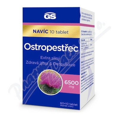 GS Ostropestřec 6500mg tablet 60+10 – Zbozi.Blesk.cz