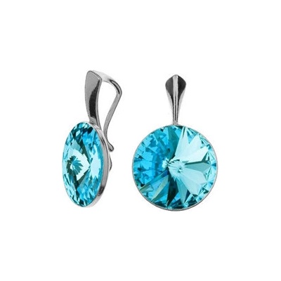 Nubis Stříbrný přívěšek Crystals from Swarovski Aquamarine NBP141 AQ