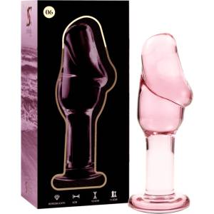  Дилдо от боросиликатно стъкло, 12, 5см. - Nebula Glass Pink 6 (D-235934)