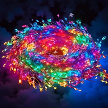Светещи висулки 600 Micro LED 5м. , многоцветни с 8 режимана светене К12