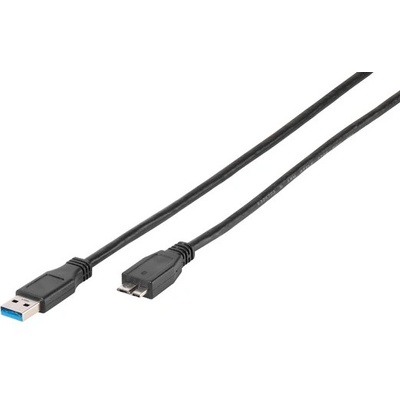 Vivanco Кабел Vivanco - 45236, USB-A/Micro USB, 0.25 m, черен (45236)
