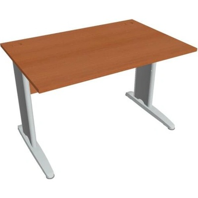 Hobis Pracovný stôl Cross, 120 x 75,5 x 80 cm,čerešňa/kov