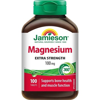 Jamieson Мaгнезий, 100 mg, 100 таблетки, Jamieson