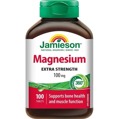Jamieson Мaгнезий, 100 mg, 100 таблетки, Jamieson