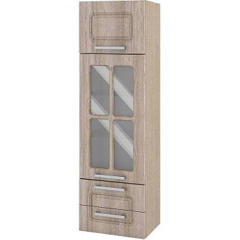 Image 1 of ИРИМ Горен колонен кухненски шкаф витрина Сити МФ-Сонома-02-101 40 см