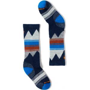 Smartwool Детски спортни чорапи Smartwool Kid's Ski Light Cushion OTC Ski socks - Deep Navy - размер 29-32 (EU) (201-6703-0913)