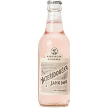 Kalabria Karásková limonáda Mateřídouška s jahodou 330 ml