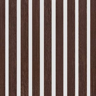 Archo - Akustický panel Design line Folie Ořech rustikální na bílém HDF 2600 x 400 x 21 mm