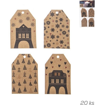 Orion 841920 Visačky DOMKY súprava 20 ks