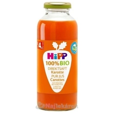 HiPP 100 % BIO Karotková šťava 330 ml