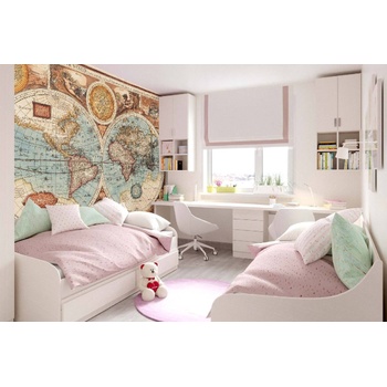 DIMEX ART s. r. o Самозалепваща се флизелинова фототапета стара карта iii. 375 x 250 см