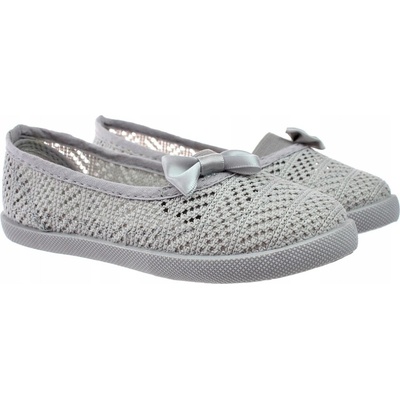 Tenisky čipkované s kokardou ažurové 6279