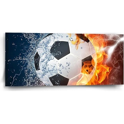 Sablio Obraz Futbalová lopta - 110x50 cm