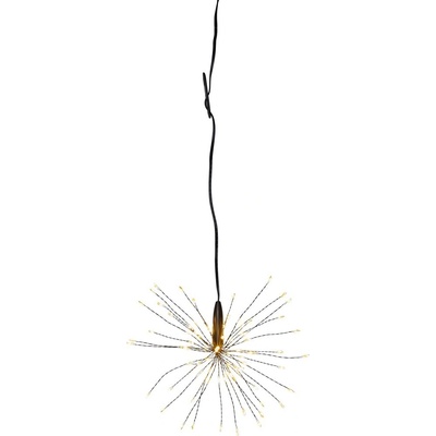Star trading Závesná LED svetelná dekorácia FIREWORK 80x LED, čierna