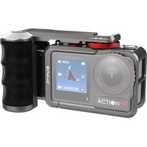 PULUZ Метален защитен калъф с дръжка Puluz за DJI Osmo Action 5 Pro / Action (PU1058TS)
