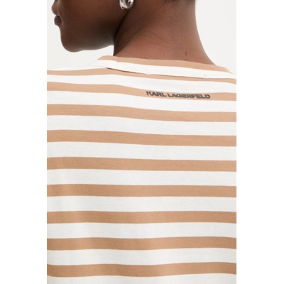 Karl Lagerfeld Памучна блуза с дълги ръкави Karl Lagerfeld IKON (A1W17137)