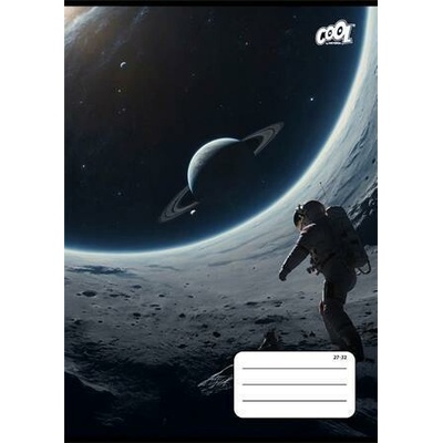 COOL BY VICTORIA Sešit Man on the Moon 27 32 mix motivů A5 čtverečkovaný