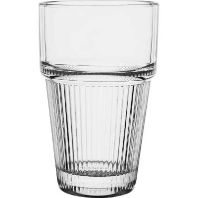 Gastrofans Stohovatelné sklenice Olympia s proužkovaným vzorem 6 x 300 ml