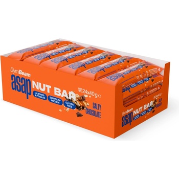 GymBeam Nut Bar 24 x 40 g солен шоколад