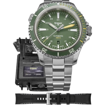 Traser P67 Green Set ocel a pryž