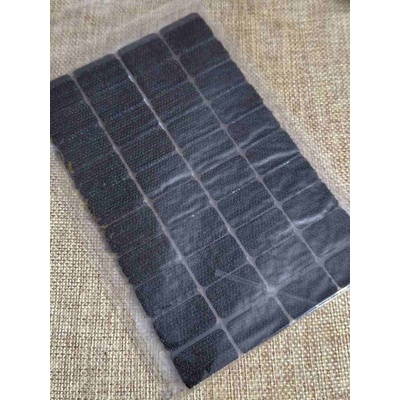 Suchý zip samolepicí obdélníčky 15x25 mm černý