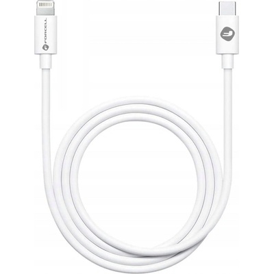 Forcell C291 USB-Typ C-Lightning 8-pin PD20W, 1m, bílý