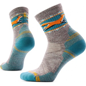 Smartwool Дамски туристически чорапи Smartwool Women's Hike Light Cushion Fox Meadow Mid Crew Walking socks - Taupe / Natural Marl - размер 42-45 (EU) (207-2016-0213)