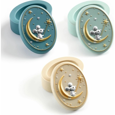 Djeco krabička na zoubky Myška krémová – Zboží Mobilmania