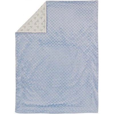 Interbaby Бебешко релефно одеяло Interbaby - Mickey, синьо, 80 x 110 cm (MK017)