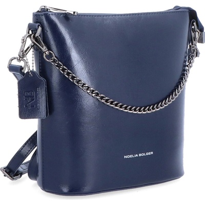 Noelia Bolger kabelka crossbody NB 0048 TM modrá