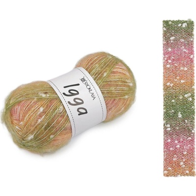 Pletací příze Igga 100 g Varianta: 10 (006) zelenožlutá, Balení: 1 ks 60671/156960/284850