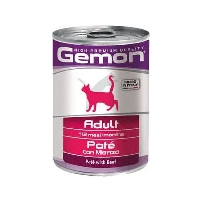 Gemon Adult veal - Пастет с говеждо месо, за възрастни котки - 400 гр