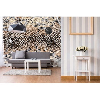 DIMEX ART s. r. o Самозалепваща се флизелинова фототапета змийска текстура 375 x 250 см