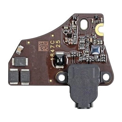 Apple MacBook Air 13" A1932 (2018 - 2019) - Jack Konektor PCB Doska (Space Gray, Gold), Space Gray