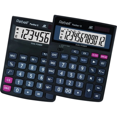 Rebell Panther 8WB stolní kalkulačka displej 8 míst, 461330