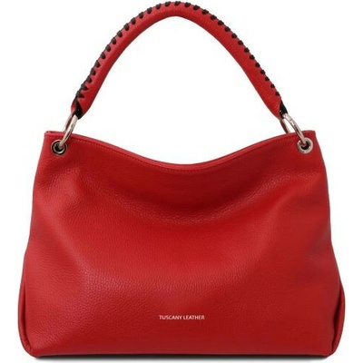 Tuscany Leather Mäkká kožená taška červená 2087 1 120