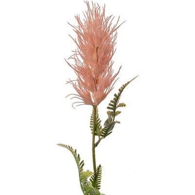 Dekorácia umelá kvetina s ružovým kvetom - 5*5*60 cm - Clayre & Eef