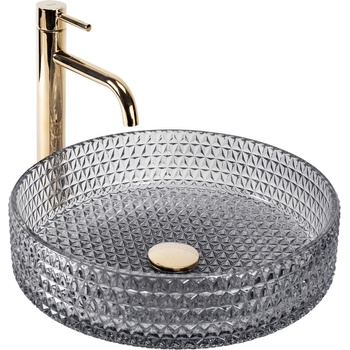 Image 1 of Rea Умивалник за плот Rea Cristal Grey 39 (REA-U8880)