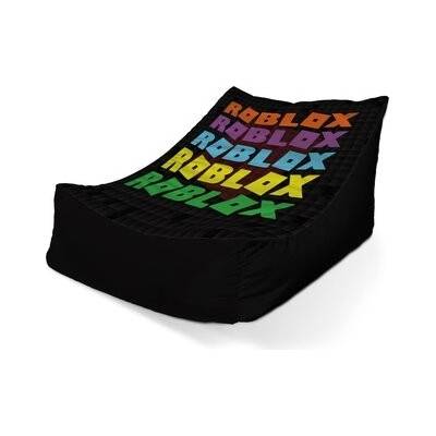 Sablio sedací vak lounge ROBLOX Barevný text 80 x 95 x 50 cm