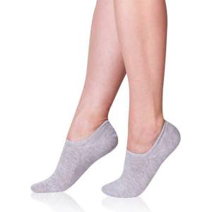 Bellinda BAMBUS SNEAKER SOCKS - Дамски невидими чорапи - сива Bellinda | Siv | ЖЕНИ | 35-38