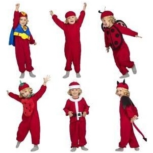 My Other Me Маскировъчен костюм за бебета My Other Me Quick N Fun Червен (3 Части) Размер 5-6 години