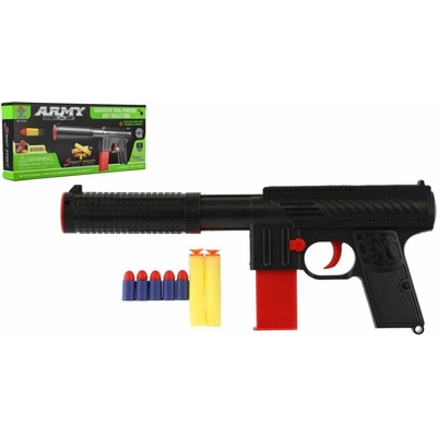 Rock David pistole na pěnové náboje 2 ks + špuntovka 5 ks plast 30 cm v krabici