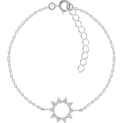Luminosa stříbrný náramek ZIRKÓNOVÉ SLUNCE SB-011