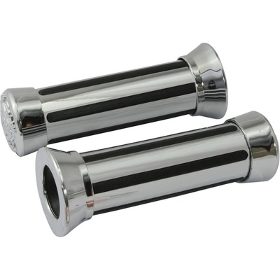 Bike It rukoväte typ koľajnice so zátkou, chrómové 22mm GRPCHRD22