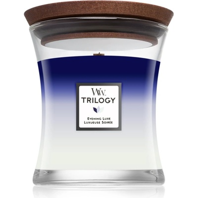 WoodWick Trilogy Evening Luxe ароматна свещ 275 гр