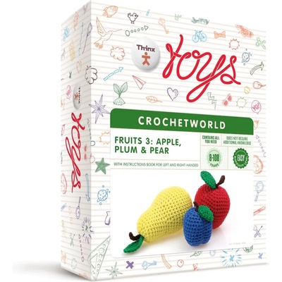 Thinx Toys Плодове - Креативен комплект за плетене Thinx Toys Crochet World (T104)